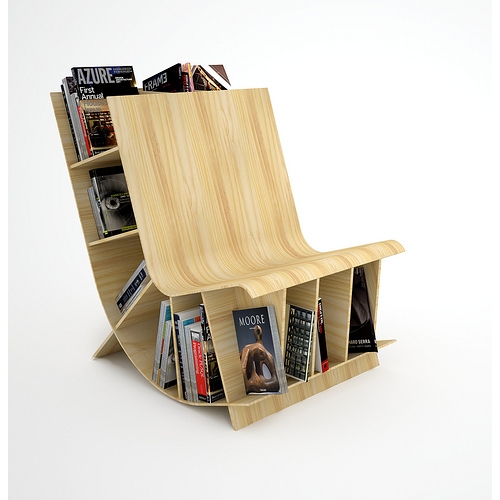 photo de la chaise bibliothèque Bookseat