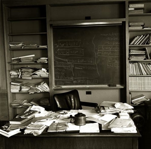 photo du bureau d'Einstein