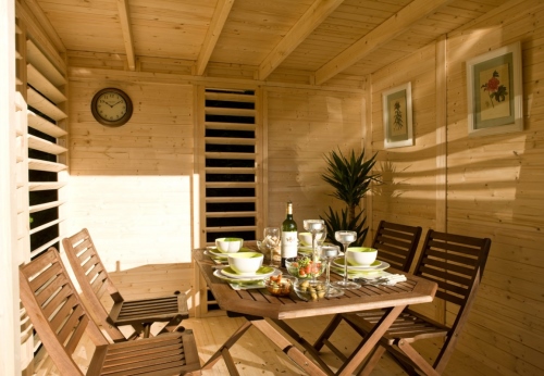 Photo de la cabane de jardin cocoon et design