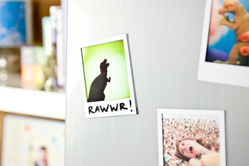 photo des cadres magnets façon pola