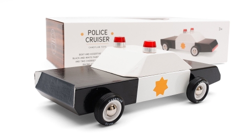 Voiture de police vintage USA CandyLab