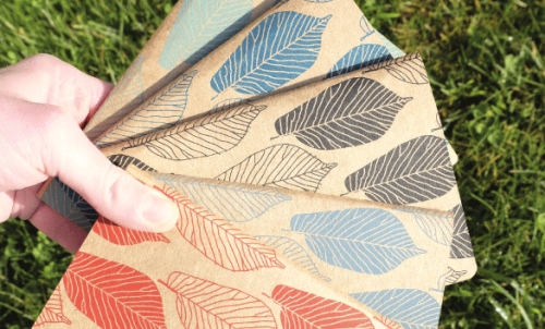 Carnets motifs feuilles par Noé Paper