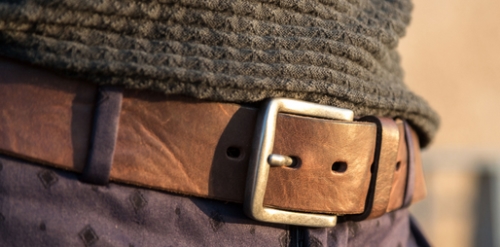 Ceinture cuir BossWik sur TrendHim