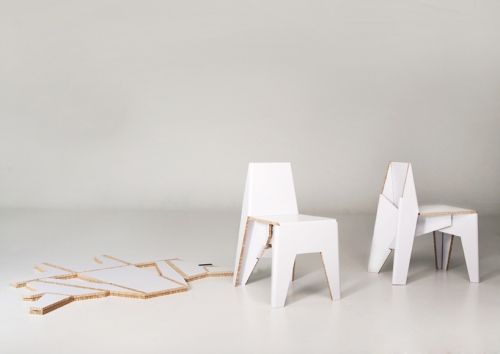 photo de la chaise carton Yksi chair