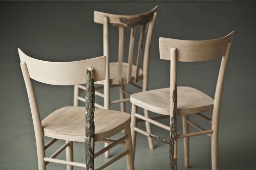 Chaises en écorce design Di Corte
