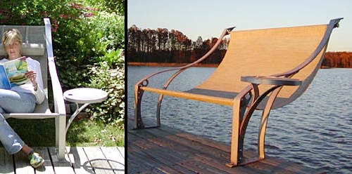 photo banc chaise Héron