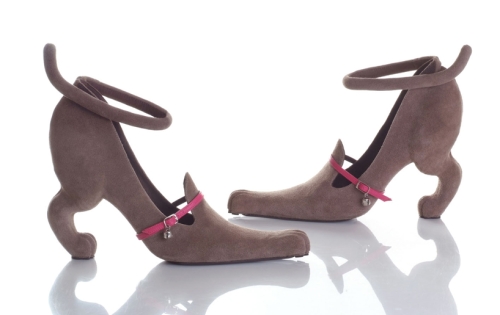 photo de chaussure à hauts talons insolite