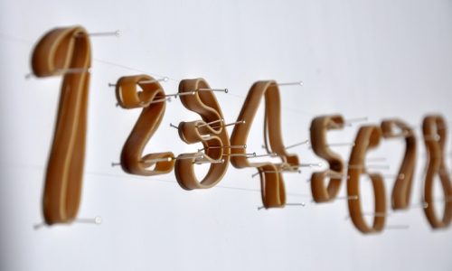 alphabet Rubber Band Font