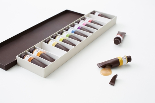 Photo du set Chocolate-paint de Nendo