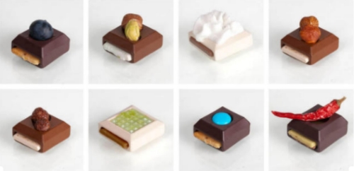 photos des chocolats modulaires