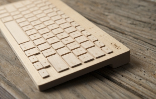 Photo du clavier Orée en bois