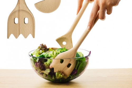 Couverts à salade Geek