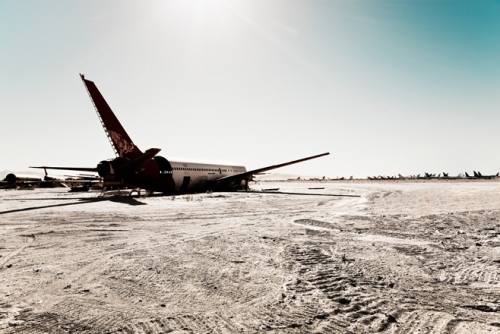 Photos des avions abandonnés dans le désert