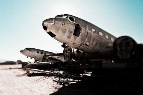 Photos des avions abandonnés dans le désert