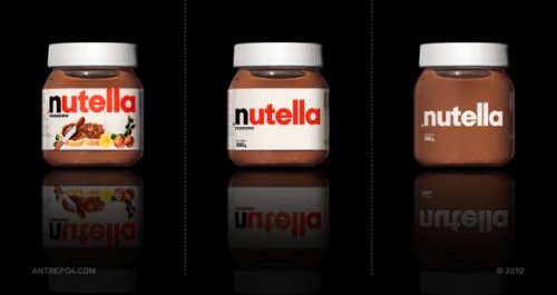 image : le redesign Nutella en mode minimaliste