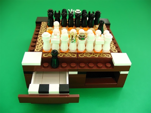 photo : jeu d'échecs en Lego