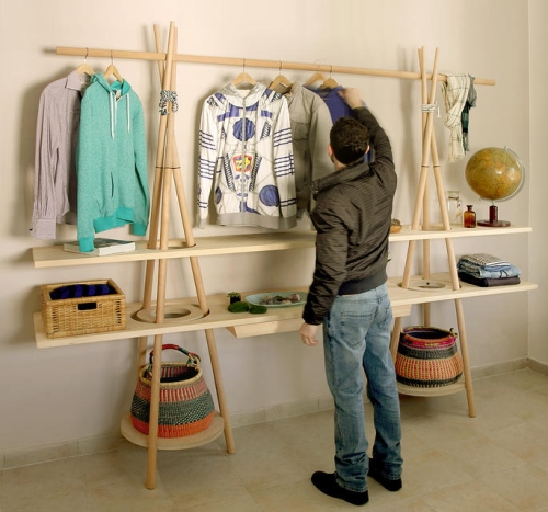 Photo de Tipi en situation avec des fringues