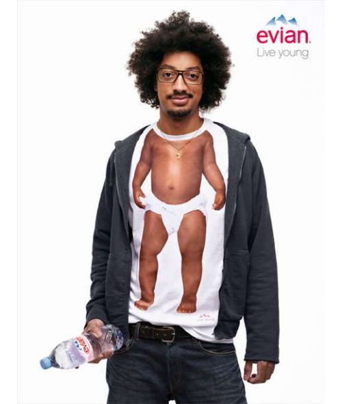 campagne Evian : Live young
