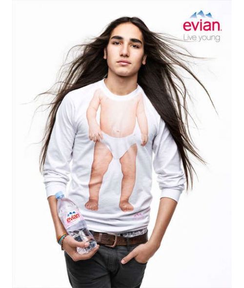 campagne Evian : Live young