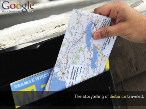 Google Maps Envelopes : démo