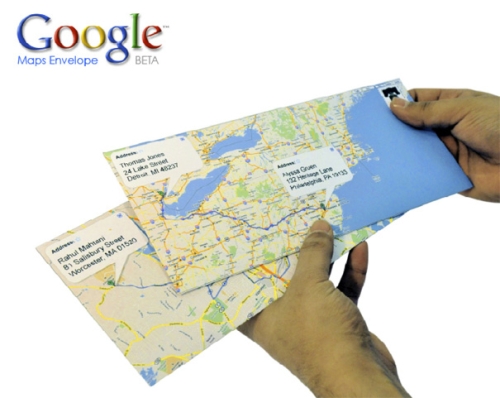 Google Maps Envelopes : démo