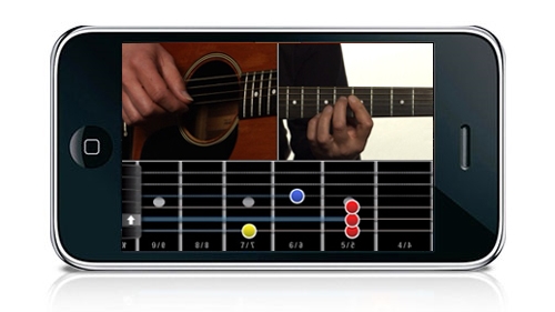 CoachGuitar sur iPhone