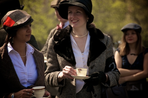 photo de la course du Tweed Run à Londres