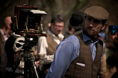 photo de la course du Tweed Run à Londres