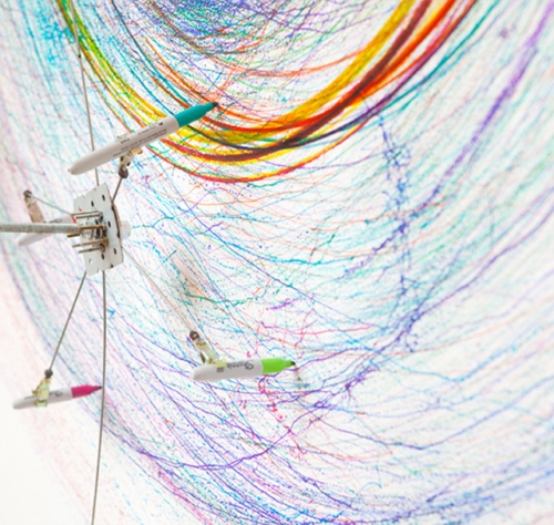 photo : le dessin à vélo