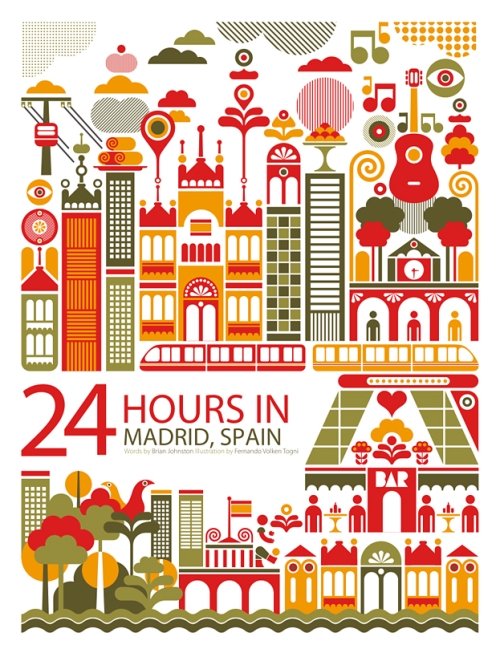 affiche 24 heures à Madrid