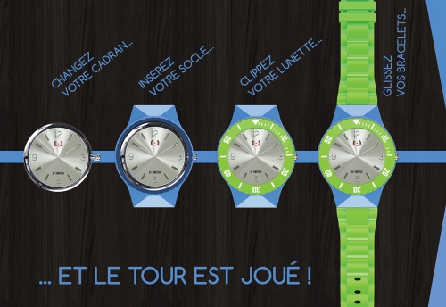 Concept de la montre U-Switch