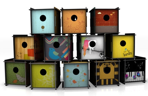 photo des maisons pour oiseaux Neatnest