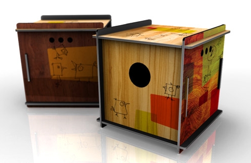 photo des maisons pour oiseaux Neatnest