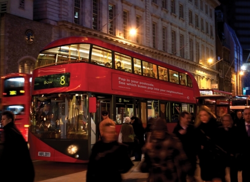 photo : le nouveau bus rouge de Londres