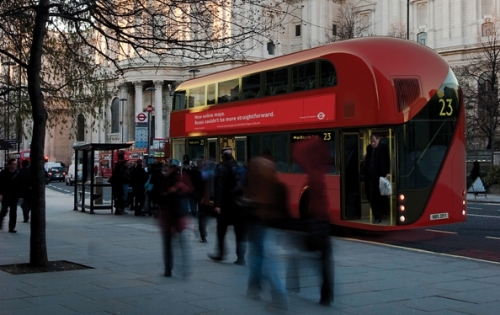 photo : le nouveau bus rouge de Londres
