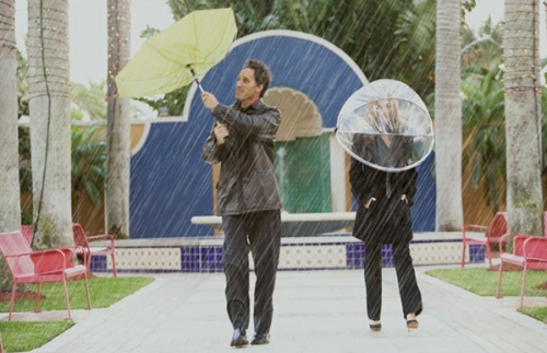 photo du parapluie bulle en mode mains-libres Nubrella