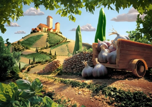 photo du paysage à manger