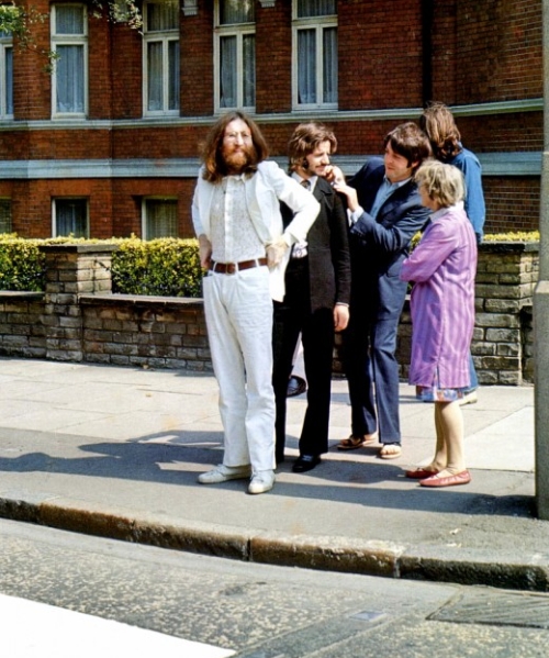 Juste avant la traversée des Beatles