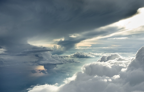 photo des nuages dans le ciel