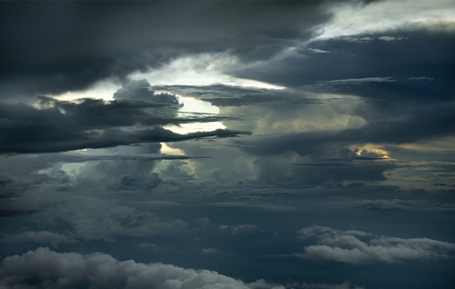 photo des nuages dans le ciel