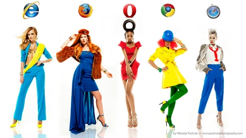 Photos des cinq browsers women !