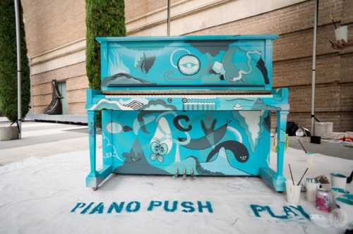 piano restauré insolite