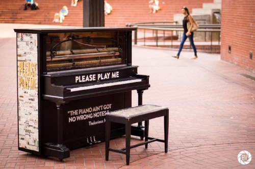 piano restauré insolite