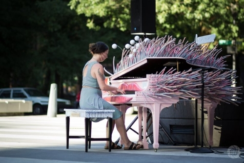 piano restauré insolite