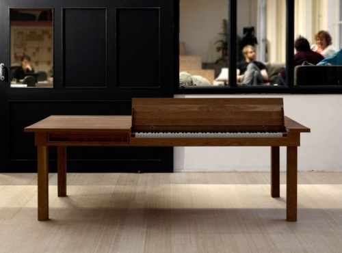 photo du piano table