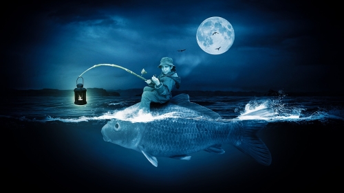 L'histoire du petit poisson nul devenu poisson lune