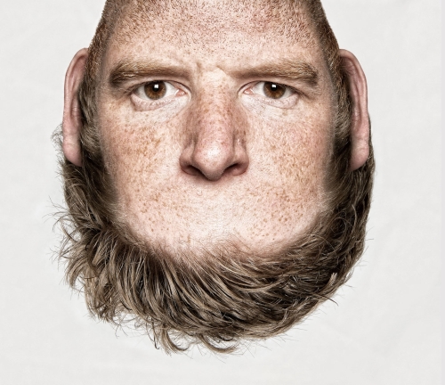 portrait photo de la série Head on top