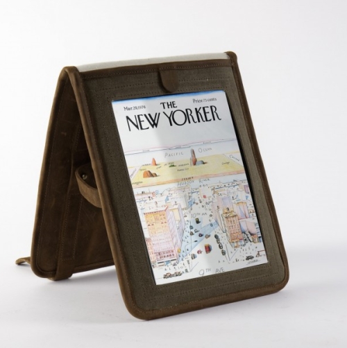 photo sac pour iPad en cuir