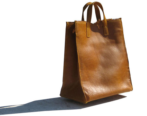 sac courses en cuir