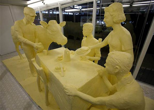 Sculpture en beurre